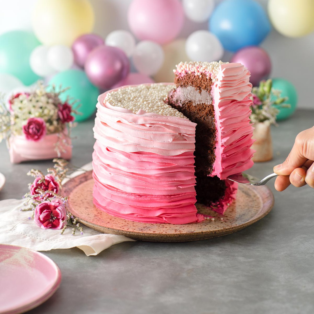 Torta Degradê Chá Revelação 