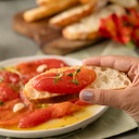 Carpaccio de tomate assado