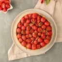 Quiche de tomates confitados com caramelo balsâmico