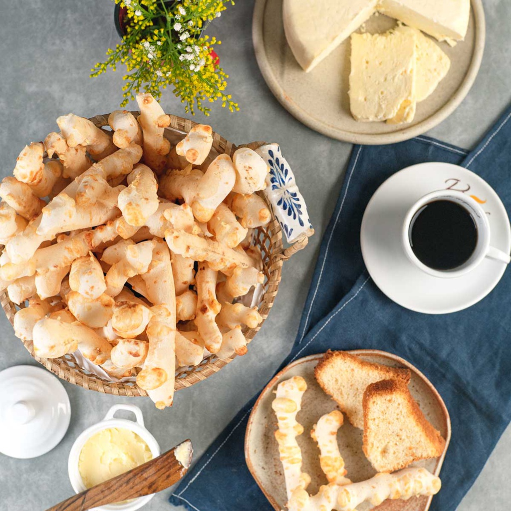 Biscoito de Polvilho com Queijo - 10 Unidades