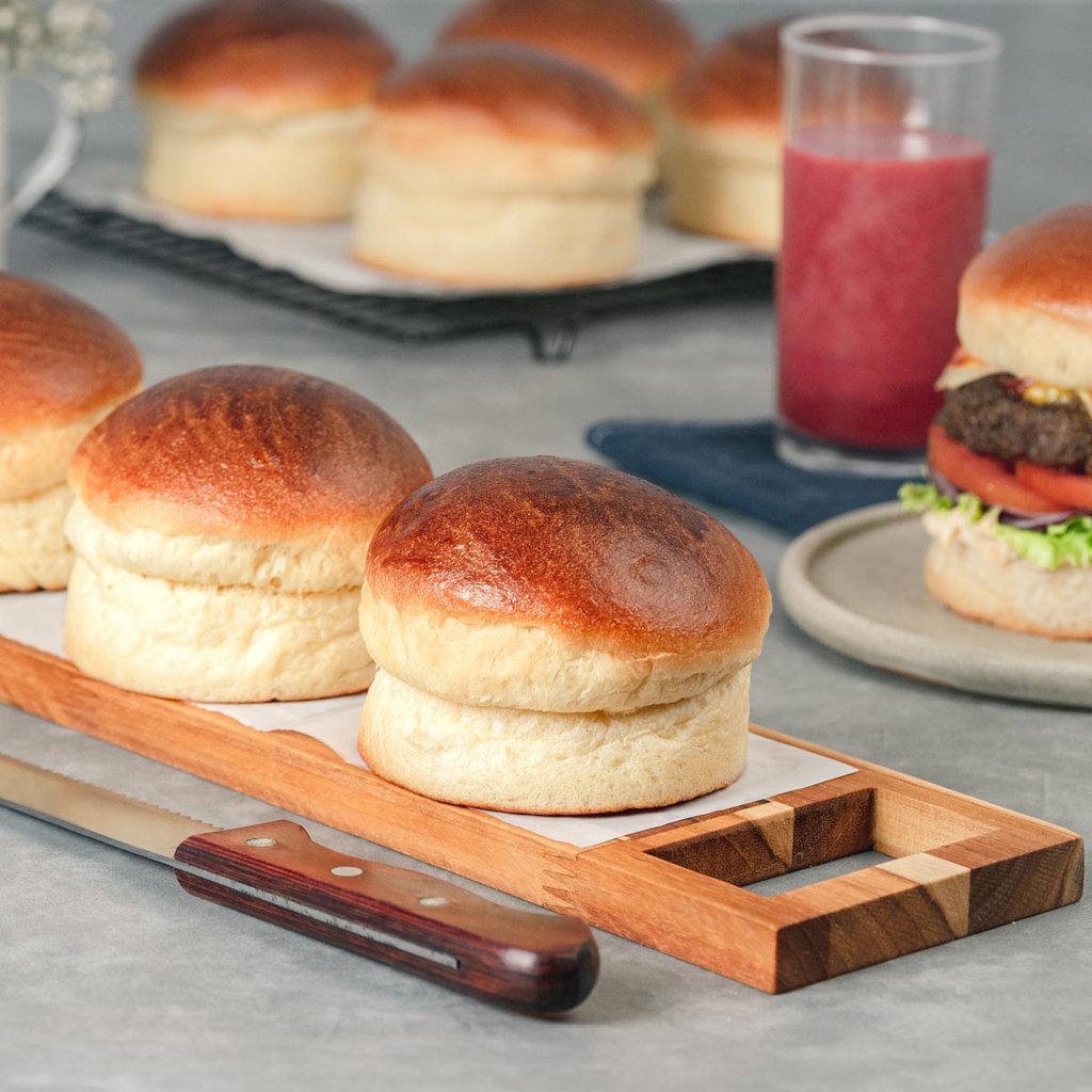  Pão de Hambúrguer de Brioche - 4 Unidades