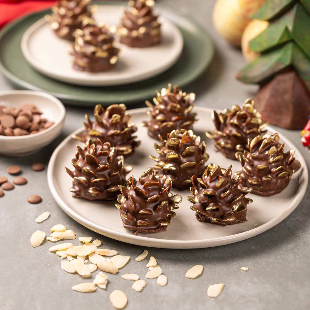 Caixa Pinha Natalina 10 un