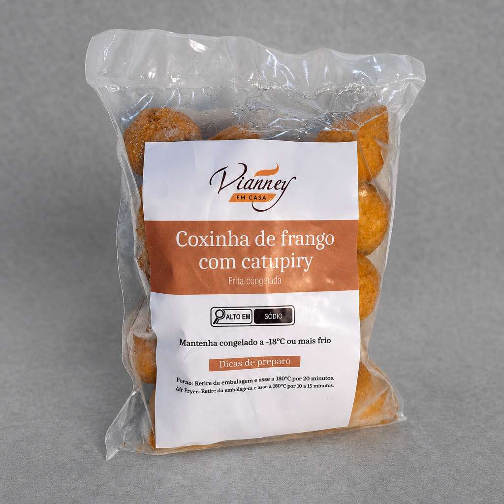 Coxinha de Frango com Catupiry 500g -  Congelada