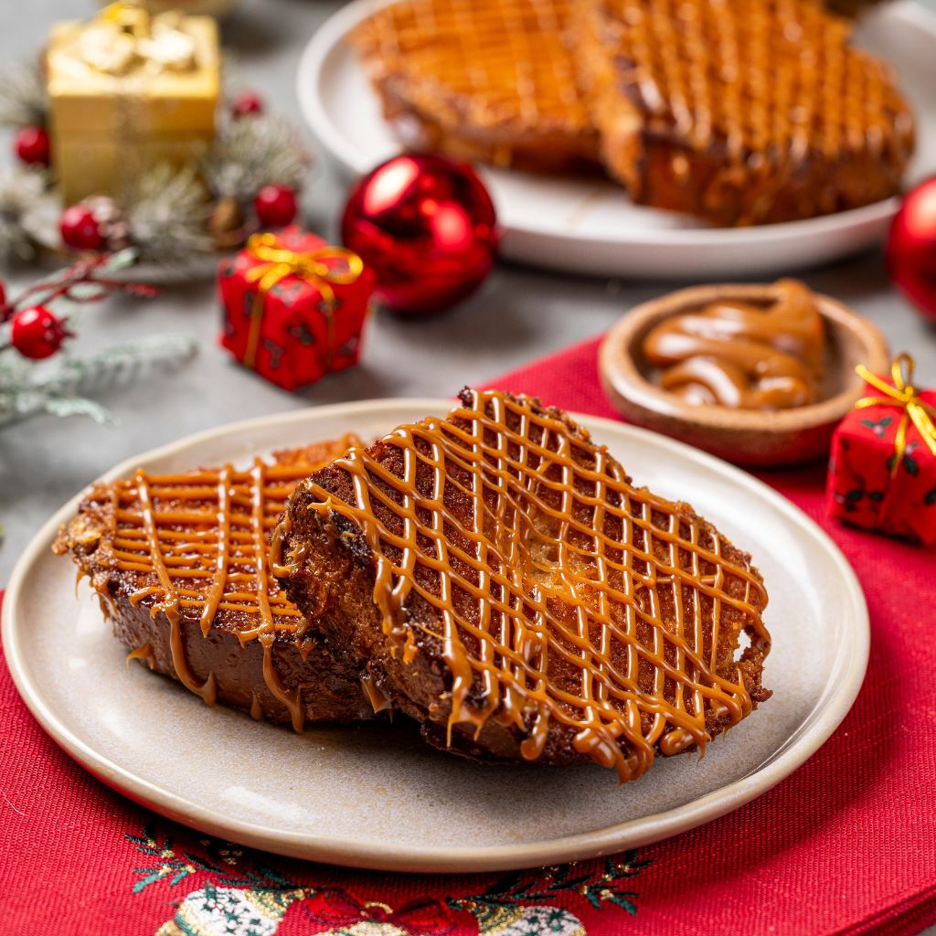 Rabanada de Brioche com Caramelo