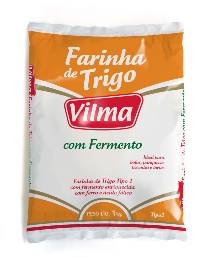Farinha de Trigo com Fermento Vilma 1Kg