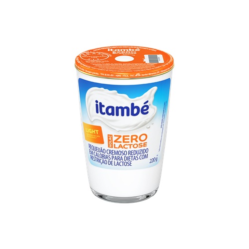 Requeijão Zero Lactose Itambé 220g 