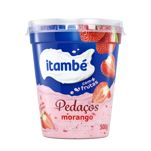 Iogurte com Pedaços de Morango Itambé 500g