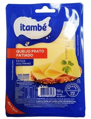 Queijo Prato Fatiado Itambé 150g