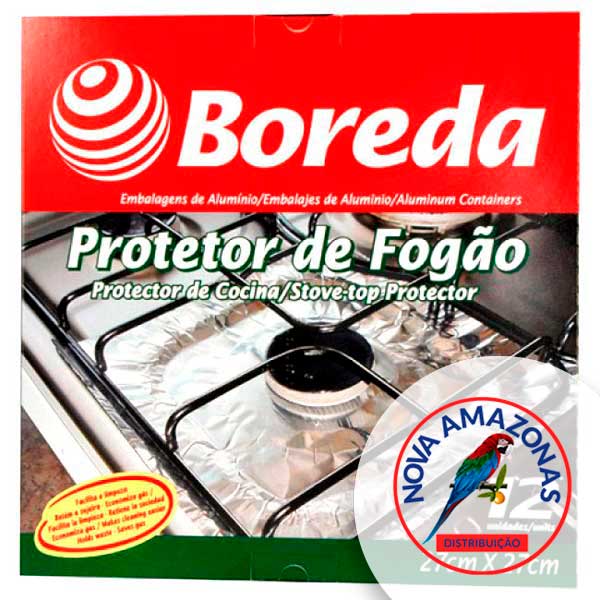 Protetor de Fogão Boreda 27cm x 27cm 12 und