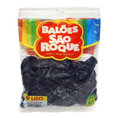 Balões São Roque Preto Ebano Turquesa 50 und