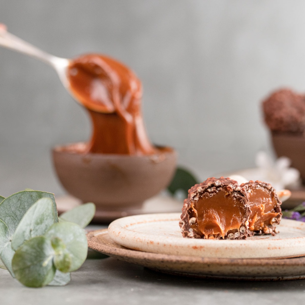 Mini Brigadeiro Crocante de Caramelo