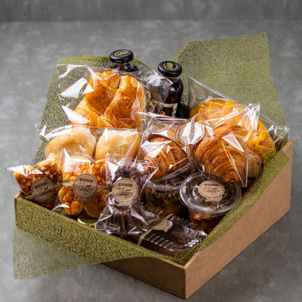 Cesta de café da manhã Vianney - Serve 2 pessoas