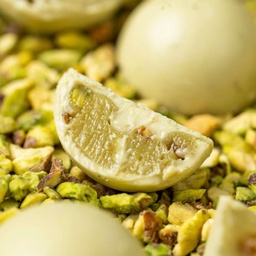 Caixa Mini Trufas de Pistache com Praliné