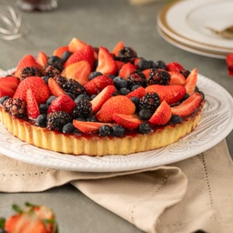 [111650] Tartelete de limão siciliano com frutas vermelhas