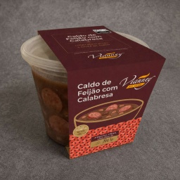 [117161] Caldo de Feijão com Calabresa 400g - Congelado